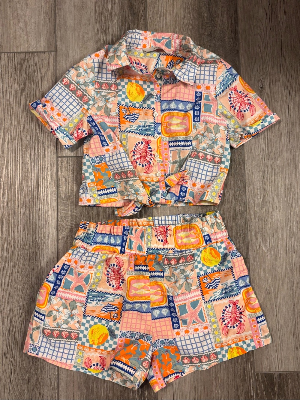 ☀️George☀️ Kids Summer Beach 2-Piece Set